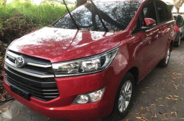 2016 Toyota Innova 2.8 E Manual Gas Red for sale