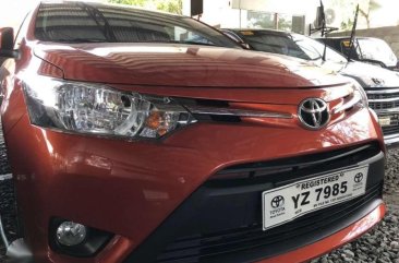 GRAB Ready 2016 Toyota Vios 1.3E Orange Automatic for sale