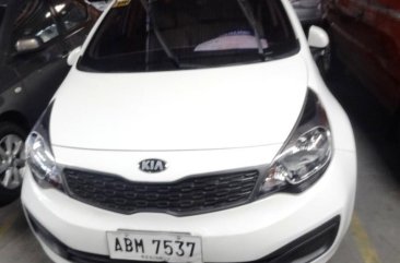 Kia Rio 2014 Gasoline Manual White for sale