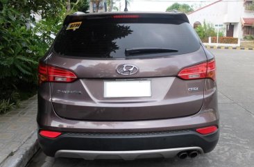 Hyundai Santa Fe 2014 Gasoline Automatic Brown for sale