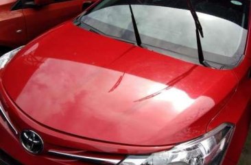 2017 Toyota Vios 1.3E manual red for sale