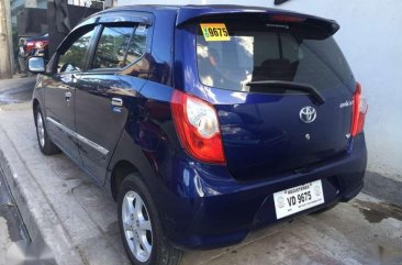 2016 Automatic Toyota Wigo 10 G Blue for sale