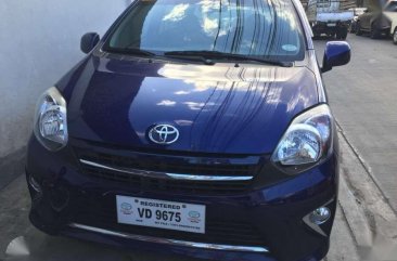 2016 Automatic Toyota Wigo 10 G Blue for sale