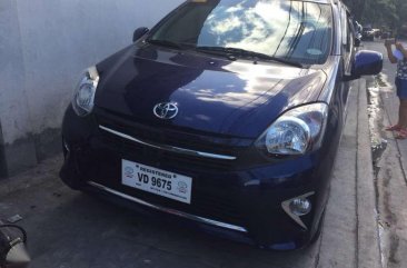 Automatic 2016 Toyota Wigo 10 G Blue for sale