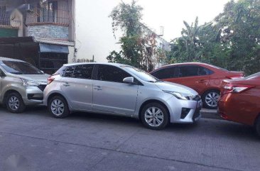 Toyota Yaris E 2015 Silver for sale