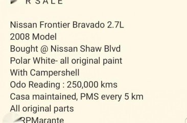 Nissan Frontier 2008 2.7 L for sale