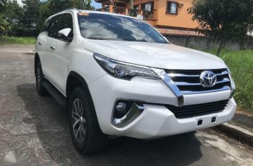 2017 Toyota Fortuner 2.4V 4x2 Automatic White Diesel for sale