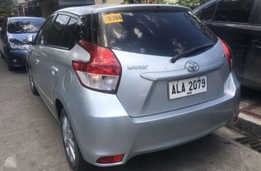 2015 Toyota Yaris 13 E Silver Manual Transmission for sale