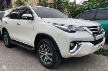 2017 Toyota Fortuner 2.4 V Automatic Pearl White Edition for sale