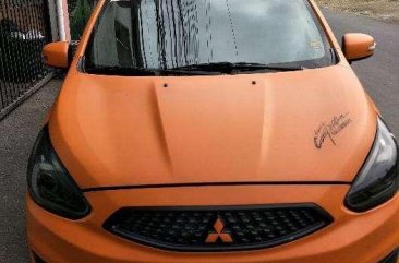Mitsubishi Mirage HB A/T 2016 CVT Orange For Sale 