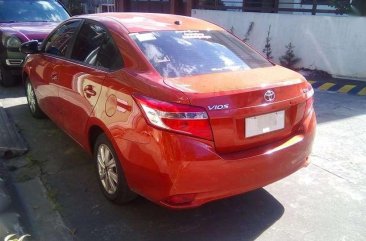 AT Toyota Vios E 2015 Orange Grab registered for sale