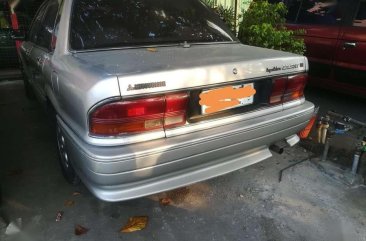 1992 Mitsubishi Galant 1.8 MT Silver Sedan For Sale 