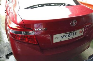 2017 Toyota Vios 1.3E Red Manual All stock For Sale 