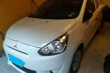 Mitsubishi Mirage Hatchback 2013 White For Sale 