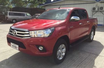 2016 Toyota Hilux G Manual Red For Sale 