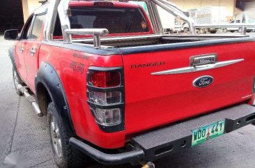 Ford Ranger 2013 4x4 Best Offer Red For Sale 