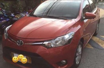 2016 Toyota Vios E AT Orange Sedan For Sale 