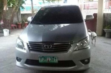 Toyota Innova Manual G 2013 Silver For Sale 