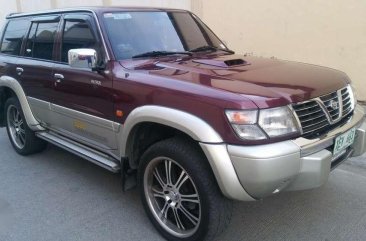 2002 Nissan Patrol AT DIESEL Red Fresh For Sale 