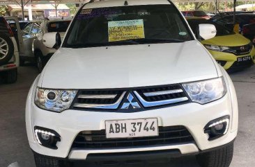 2015 Mitsubishi Montero GLX White SUV For Sale 