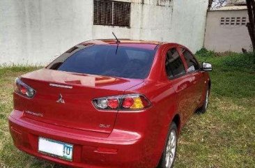 2013 Mitsubishi Lancer Glx AT Red Sedan For Sale 