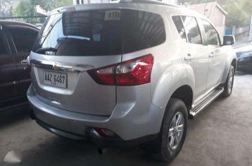 Isuzu MUX 2015 4X2 Manual Diesel Silver For Sale 