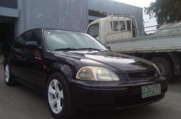 Honda Civic 1996 Manual Black Sedan For Sale 