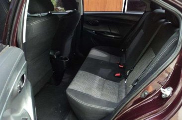 2017 Toyota Vios E Dual Vvti A.T Red Sedan For Sale 