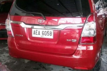 2014 Toyota Innova E Diesel Manual Red For Sale 