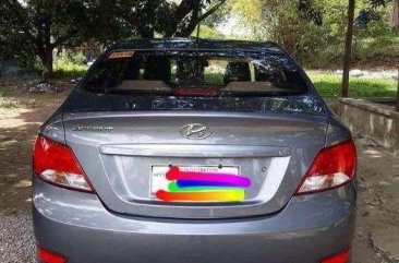 2016 Hyunai Accent Manual Gray Sedan For Sale 