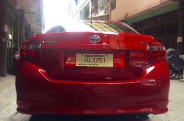 Toyota Vios 1.3 2017 Dual VVTi AT Red For Sale 