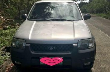 Ford Escape 2004 Well maintained Silver For Sale 