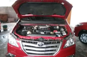 2014 Toyota Innova E Diesel Manual Red For Sale 