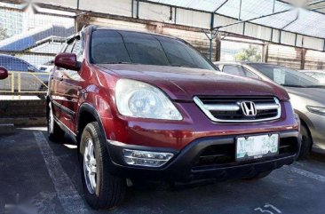 2002 Honda CR-V Automatic Gas Red For Sale 