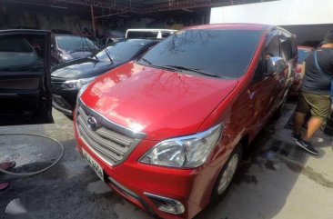 2014 Toyota Innova E Red Diesel Manual Transmission for sale