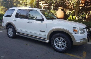 2007 Ford Explorer Eddie Bauer White SUV For Sale 