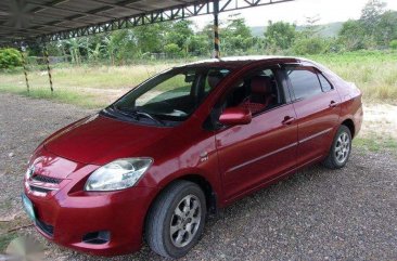 Toyota Vios 1.3 E 2009 Red Very Fresh For Sale 