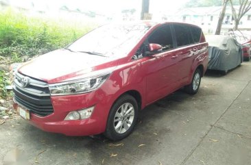 2017 Toyota Innova E 2.8 DSL Red SUV For Sale 