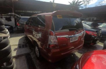 2014 Toyota Innova E Red Manual Transmission for sale