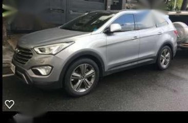 Hyundai Grand Santa Fe CRDI 2015 Silver For Sale 