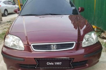 Honda Civic Vtec 1997 Model Red Sedan For Sale 