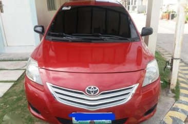 Toyota Vios J 2010 Manual Red Sedan For Sale 