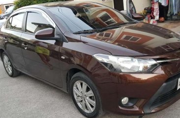 Toyota Vios E 2015 Model Brown Very Fresh For Sale 