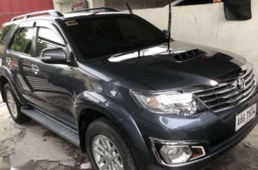 2014 Toyota Fortuner 2.5 G Manual Metallic Dark Gray for sale