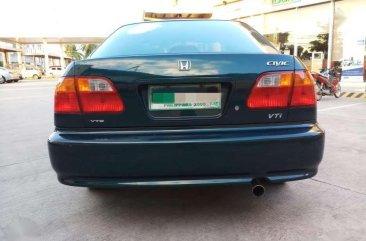 1999 Honda Civic VTi Green Sedan For Sale 