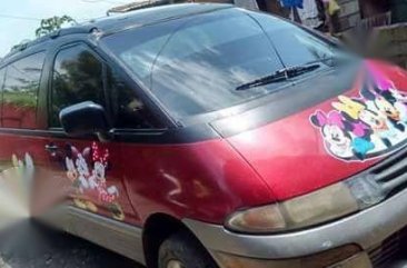 Toyota Lucida Model 1992 Red Van Very Fresh For Sale 