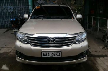 For sale 2014 Toyota Fortuner G 2.7L gasoline engine