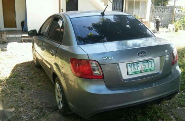 Kia Rio 2011 Manual Gray Sedan For Sale 