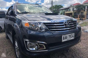 2014 Toyota Fortuner 2.5 G Manual Gray Casa Maintained for sale