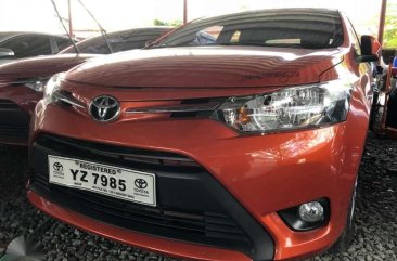 Grab Active 2016 Toyota Vios 1.3E Automatic Dual VVTi Orange Neg. for sale